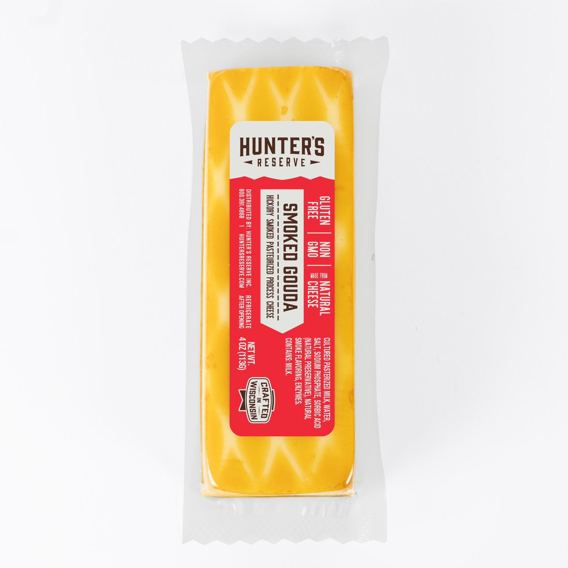 Smoked Gouda 4oz Cheese Bar, Shelf Stable