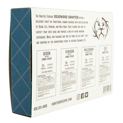 Deadwood Shooter Gift Box - Four 4oz Summer Sausages
