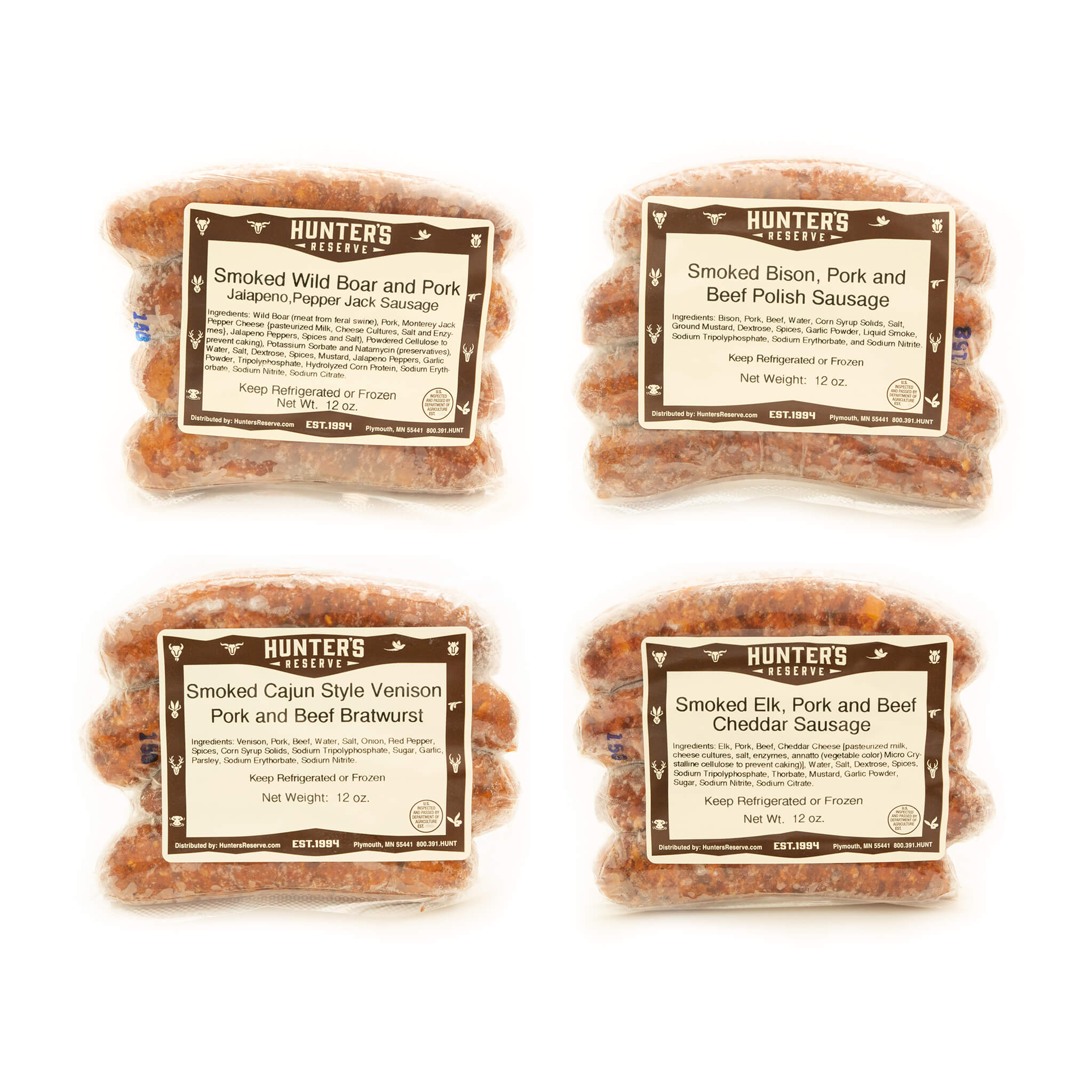 Wild Game Brat Assortment