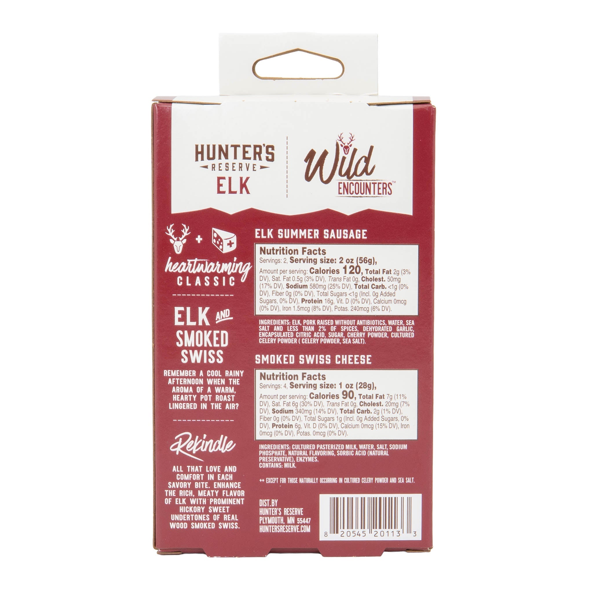 Elk & Smoked Swiss Cheese Wild Encounters