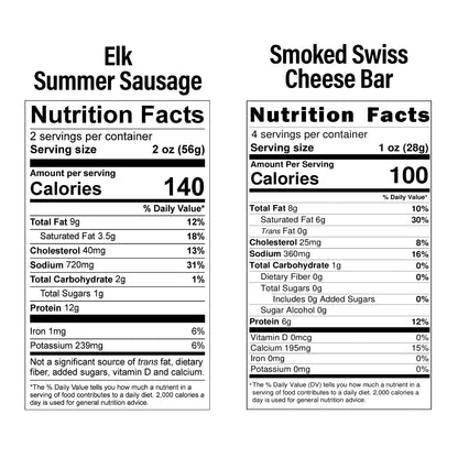 Elk & Smoked Swiss Cheese Wild Encounters