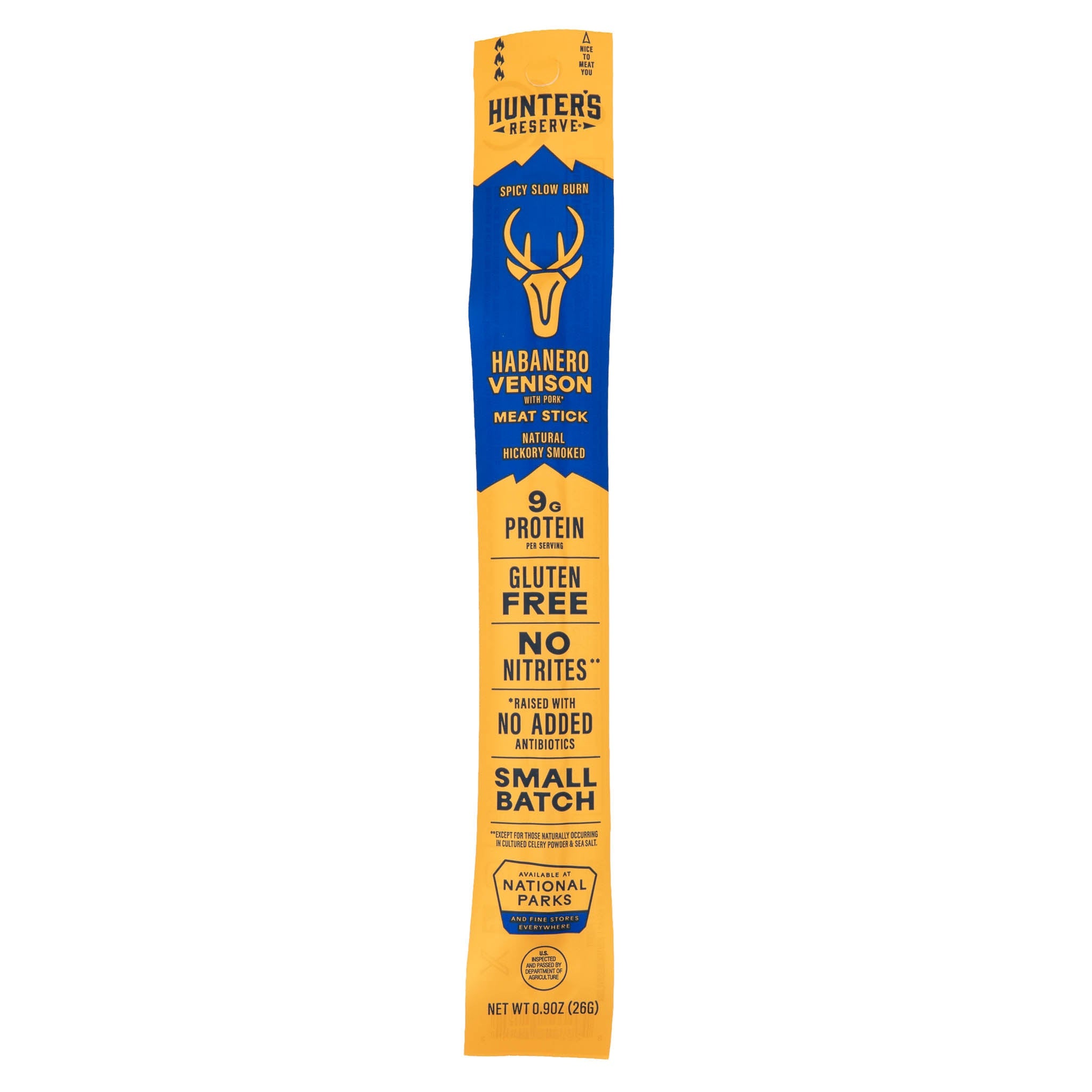 Venison Habanero .9oz Meat Stick